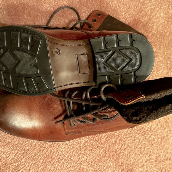 Men’s ankle leather lace up boots - Picture 3 of 7